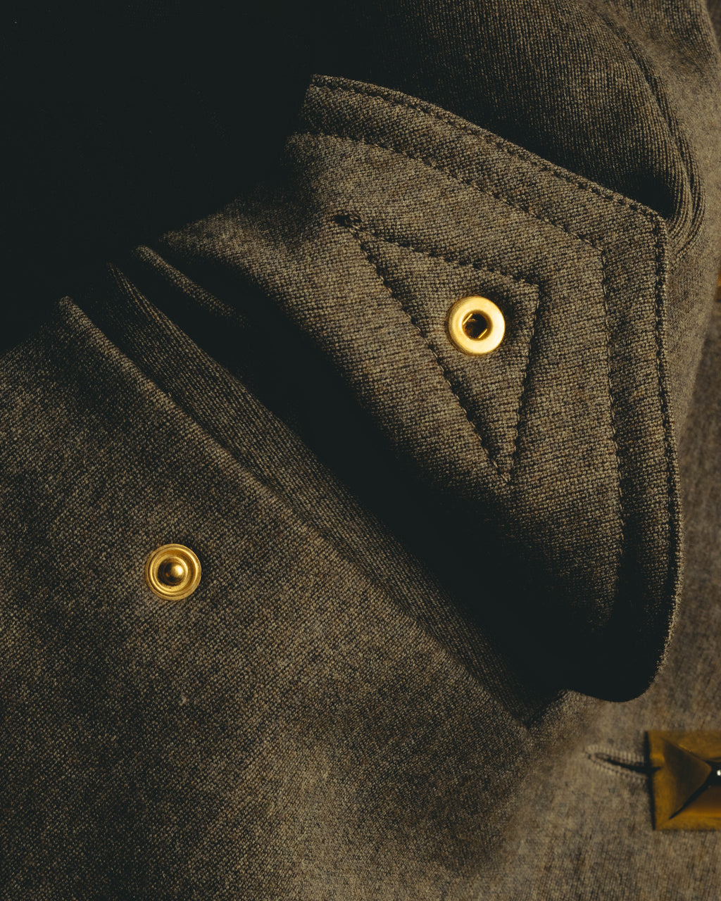 –SPECIAL– "Hermès" 70's-80's Equestrian wool tailored jacket