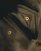 –SPECIAL– "Hermès" 70's-80's Equestrian wool tailored jacket