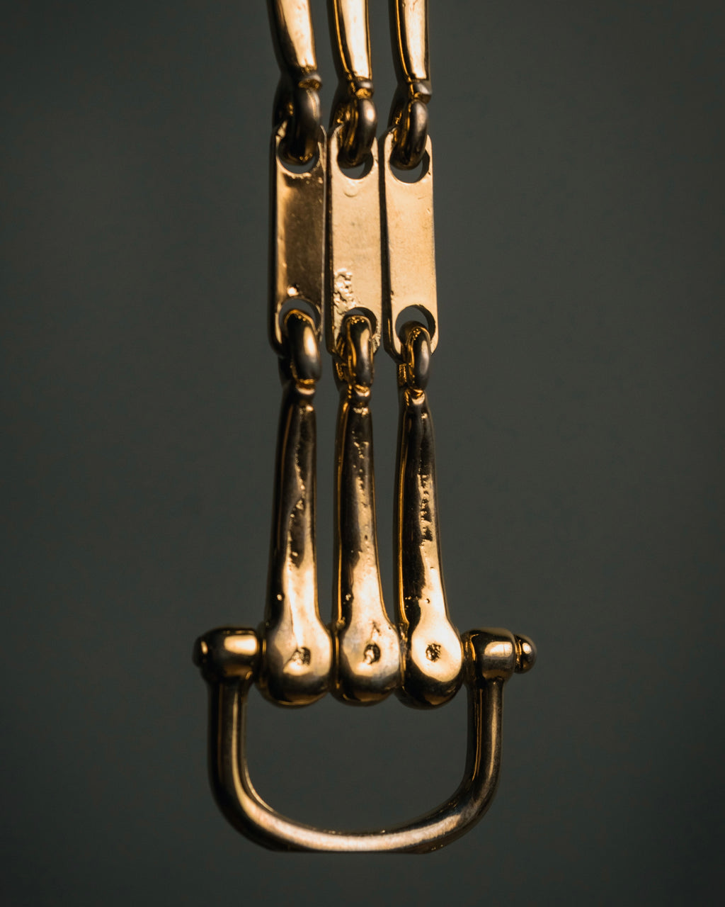 “CELINE” 2019-2024 Gold maillon horsebit bracelet