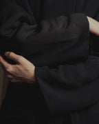 Abrigo con capucha forrado de alta costura de los años 90 de "VALENTINO"