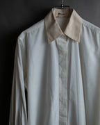 "HERMES" Margiela period collar change shirt