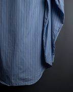 "GUCCI" Michele period brand code embroidered striped shirt