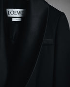 –SPECIAL– "LOEWE"2010’s-20’s wrap-front shawl collar tuxedo jacket