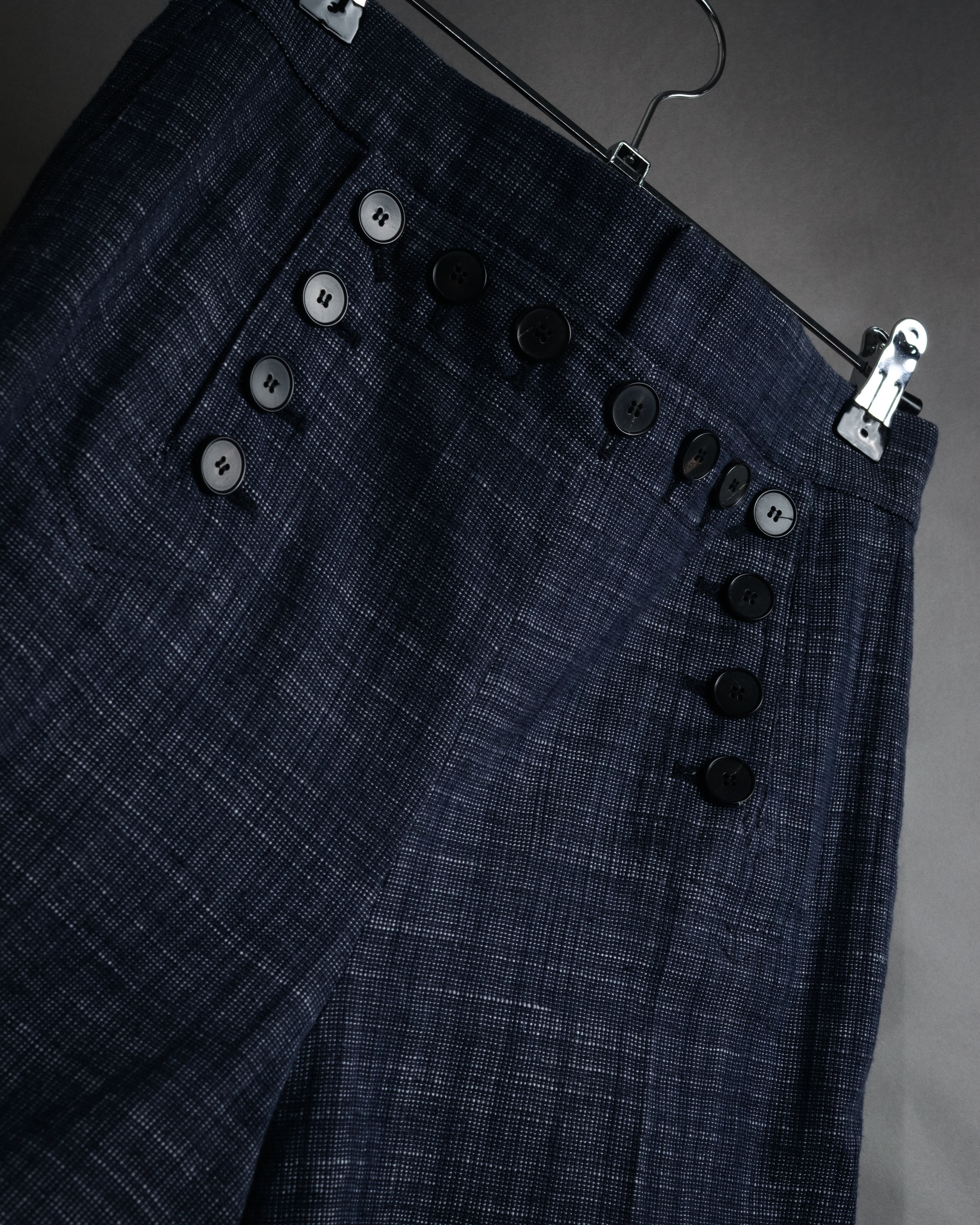 “Christian Dior” 2021 Sailor front wide trousers