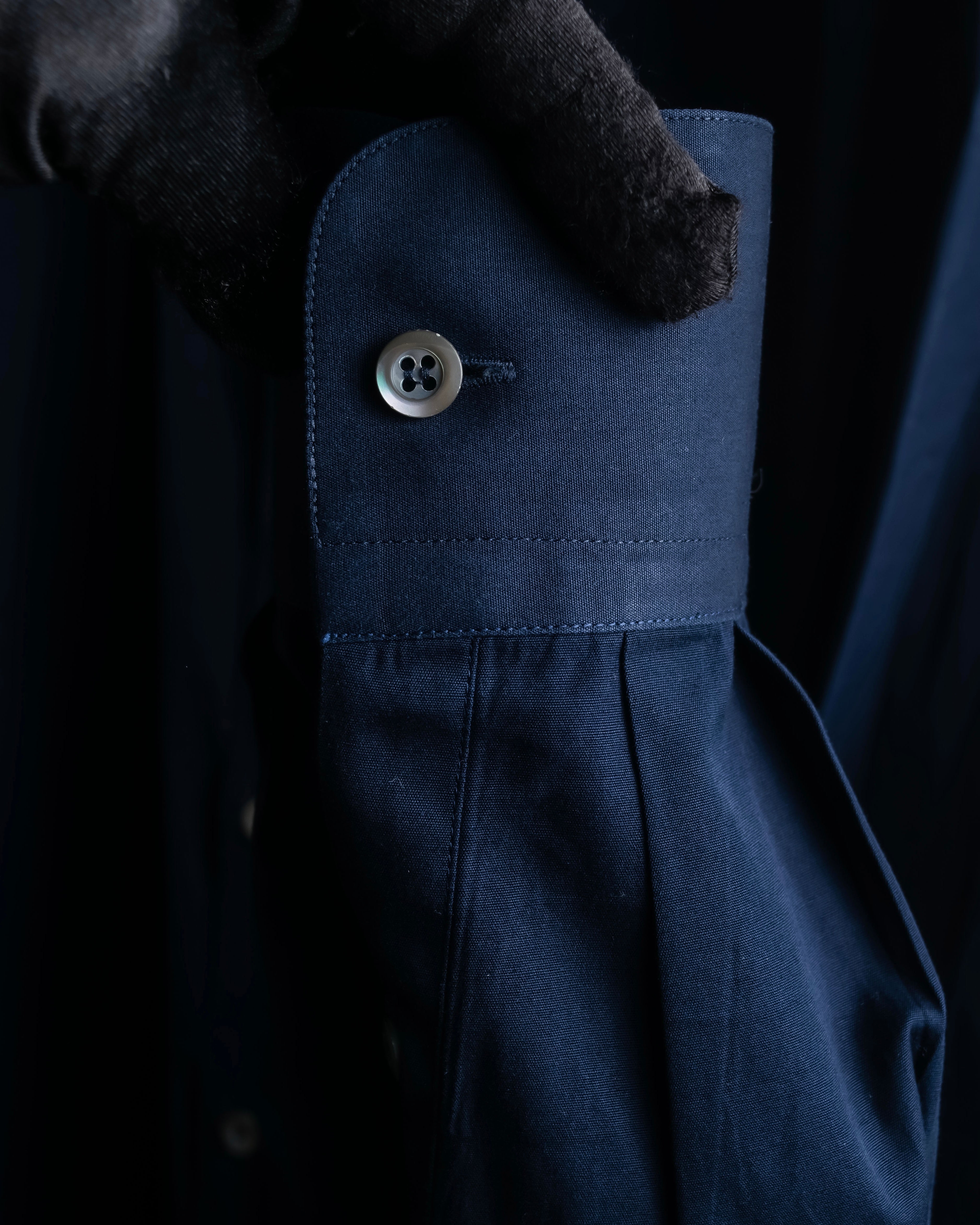 "PRADA" Beautiful navy color oversized shirt