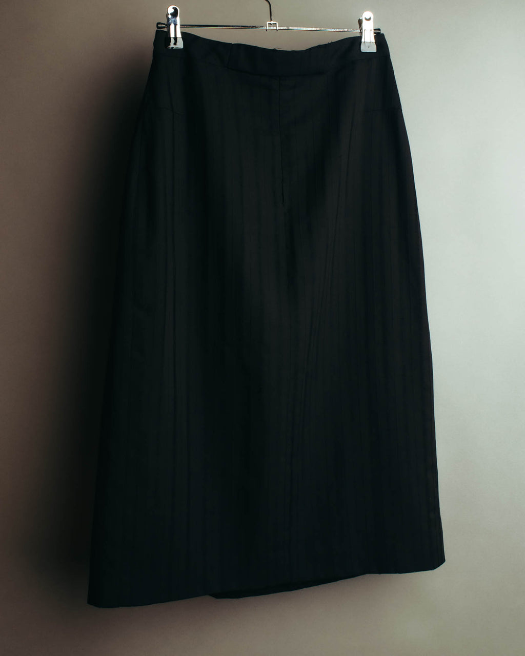 "VERONIQUE BRANQUINHO" 90's-00's Sculptural pleated wool skirt