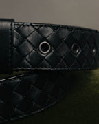 "BOTTEGA VENETA" 00's-10's Intrecciato leather belt
