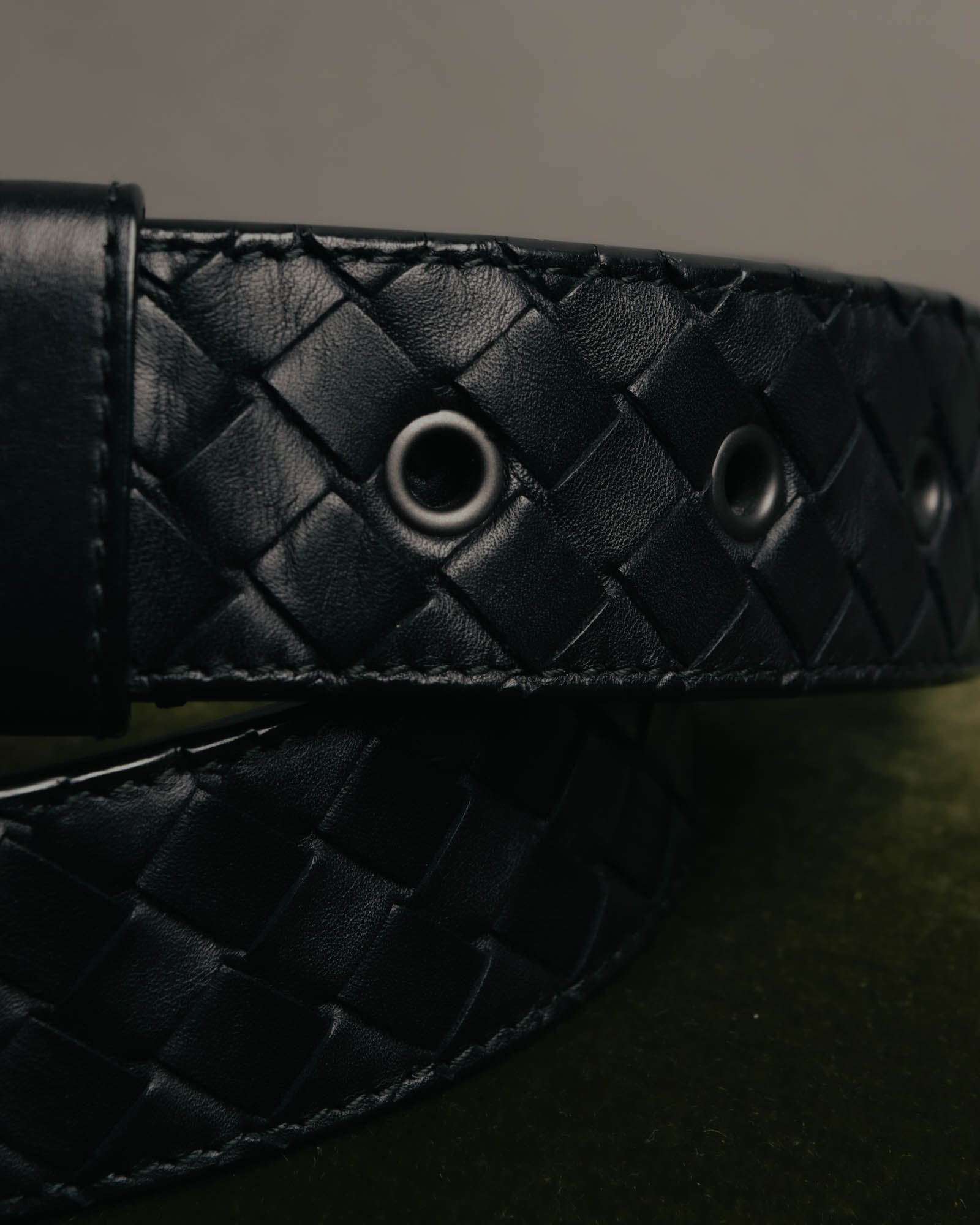 "BOTTEGA VENETA" 00's-10's Intrecciato leather belt