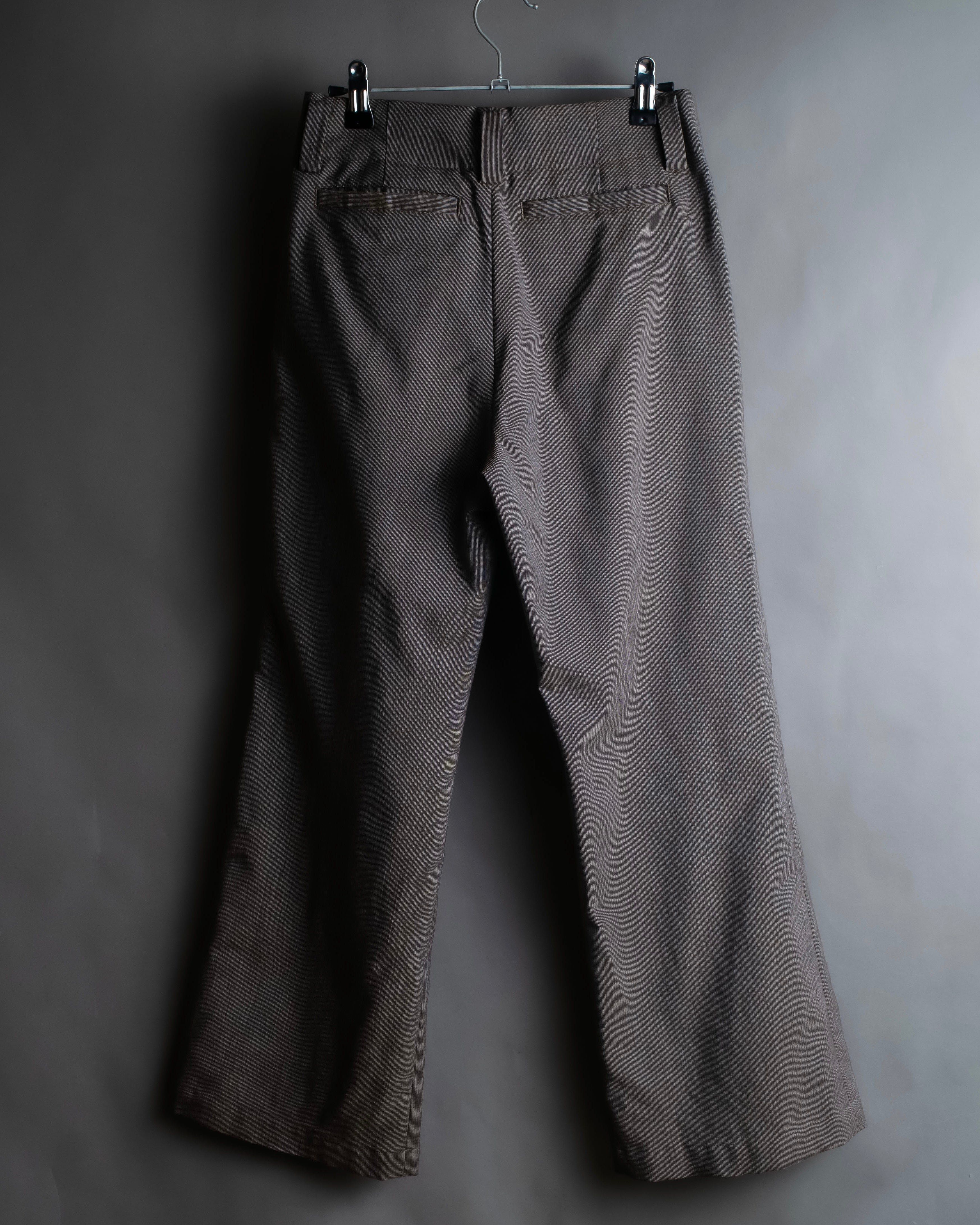 "JUNYA WATANABE COMME des GARCONS" Greige color wide flare slacks