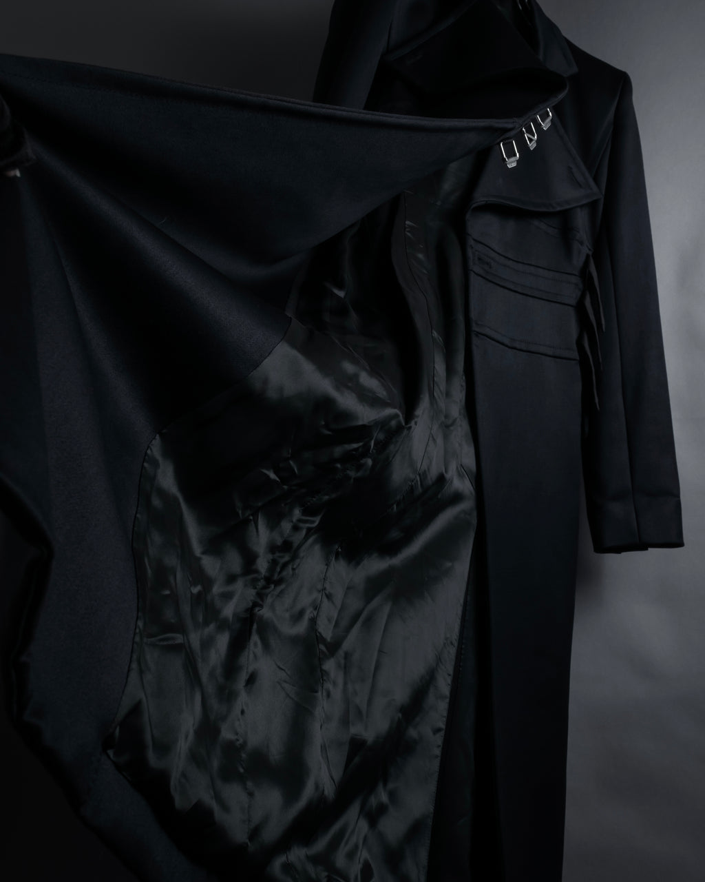 -SPECIAL- "YVES SAINT LAURENT rive gauche" 03 year Tom Ford period corset design long coat