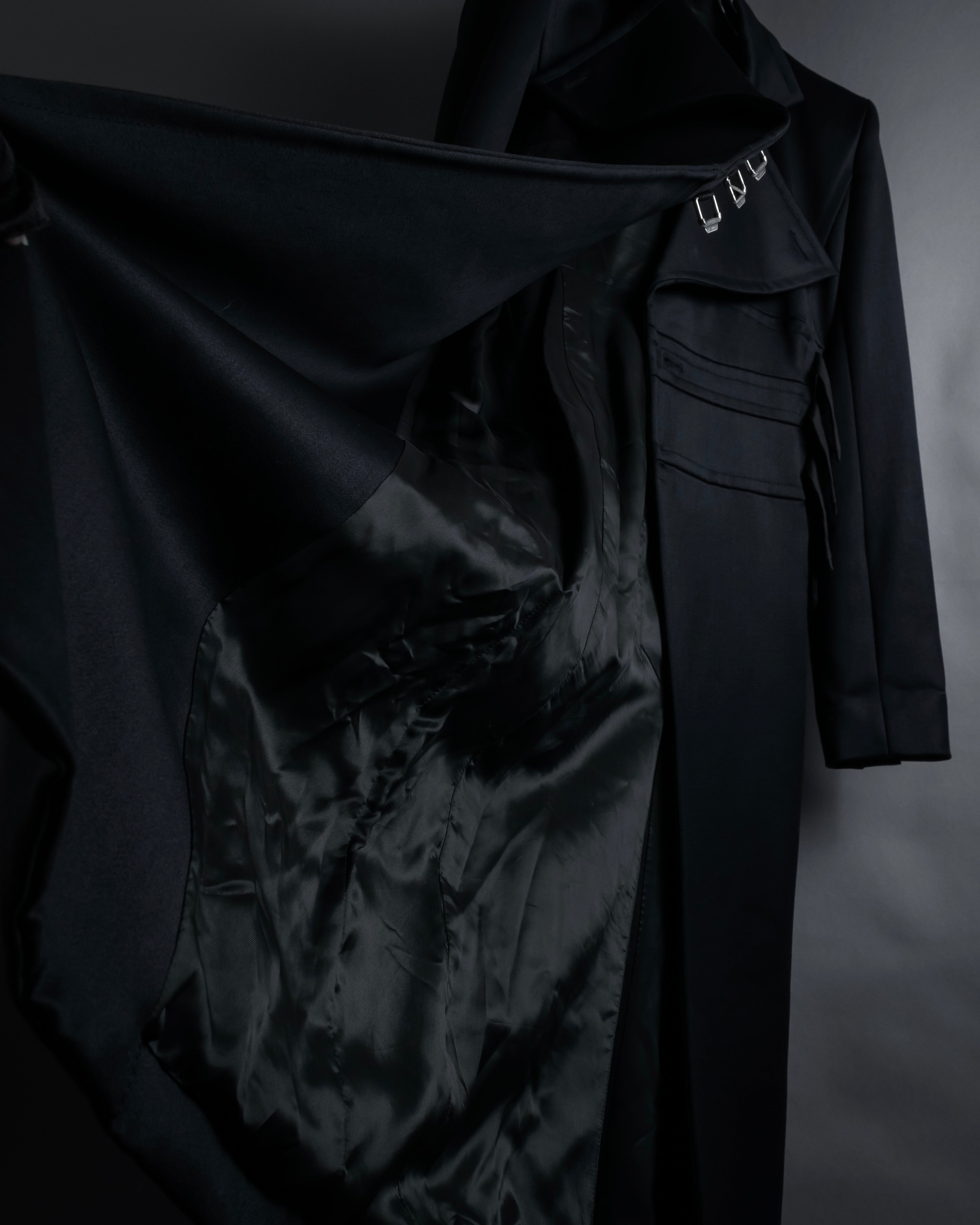 -SPECIAL- "YVES SAINT LAURENT rive gauche" 03 year Tom Ford period corset design long coat