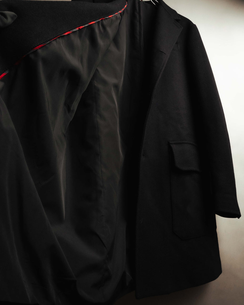 “MOSCHINO” 90’s-00’s wool cashmere tailored long coat