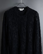 "COMME des GARCONS" 20SS Floral motif lace pullover