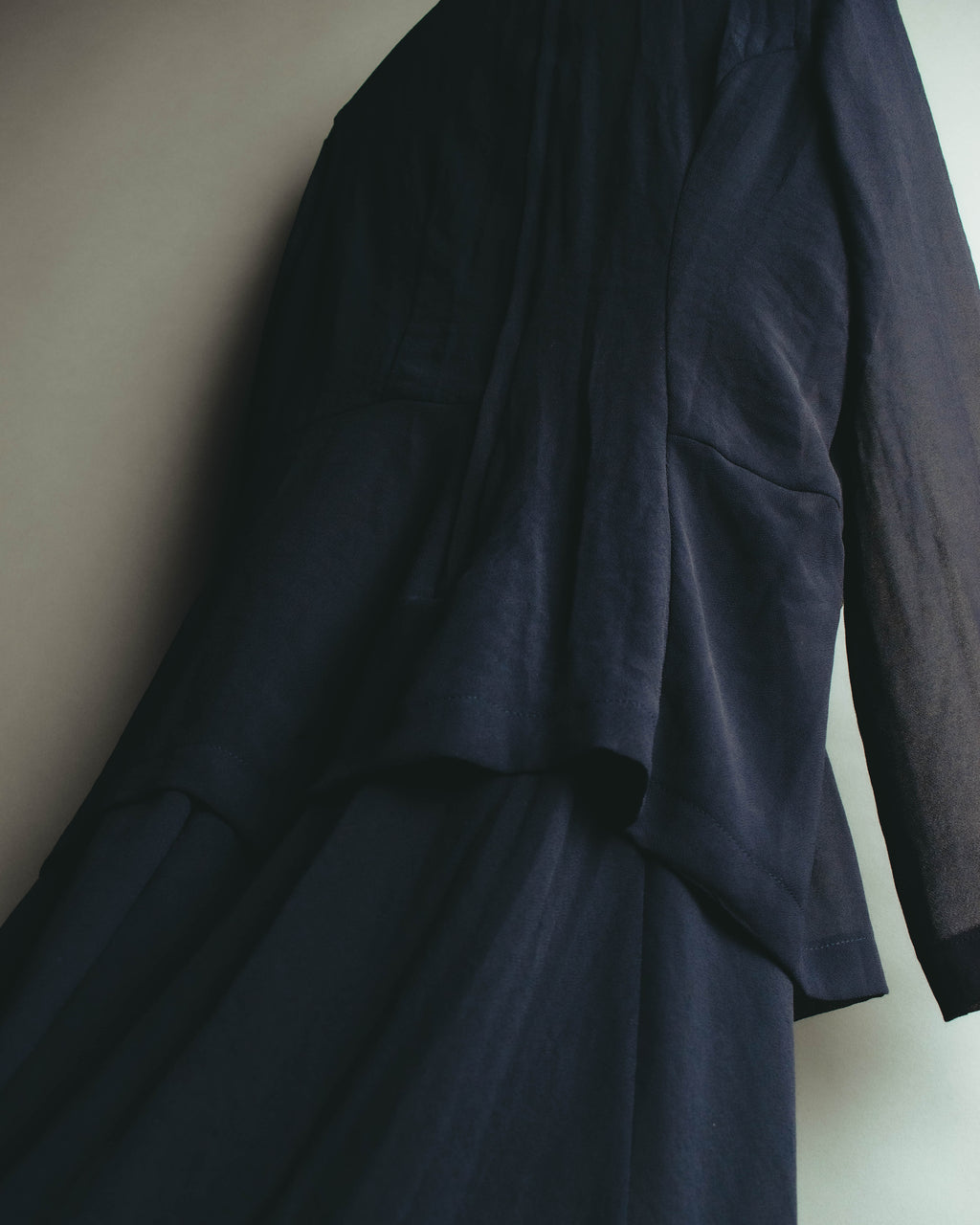 "COMME des GARÇONS" 90's Sculptural ruffle maxi dress