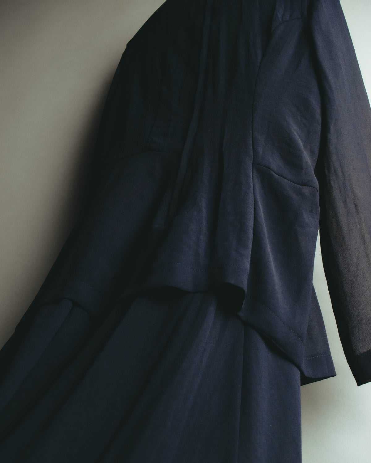 "COMME des GARÇONS" 90's Sculptural ruffle maxi dress