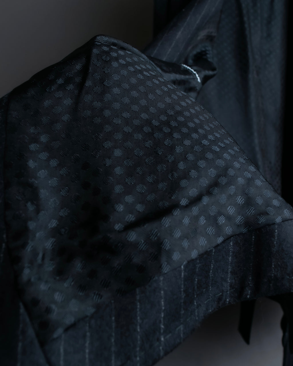 "DOLCE & GABBANA" Pattern switching peak lapel gilet