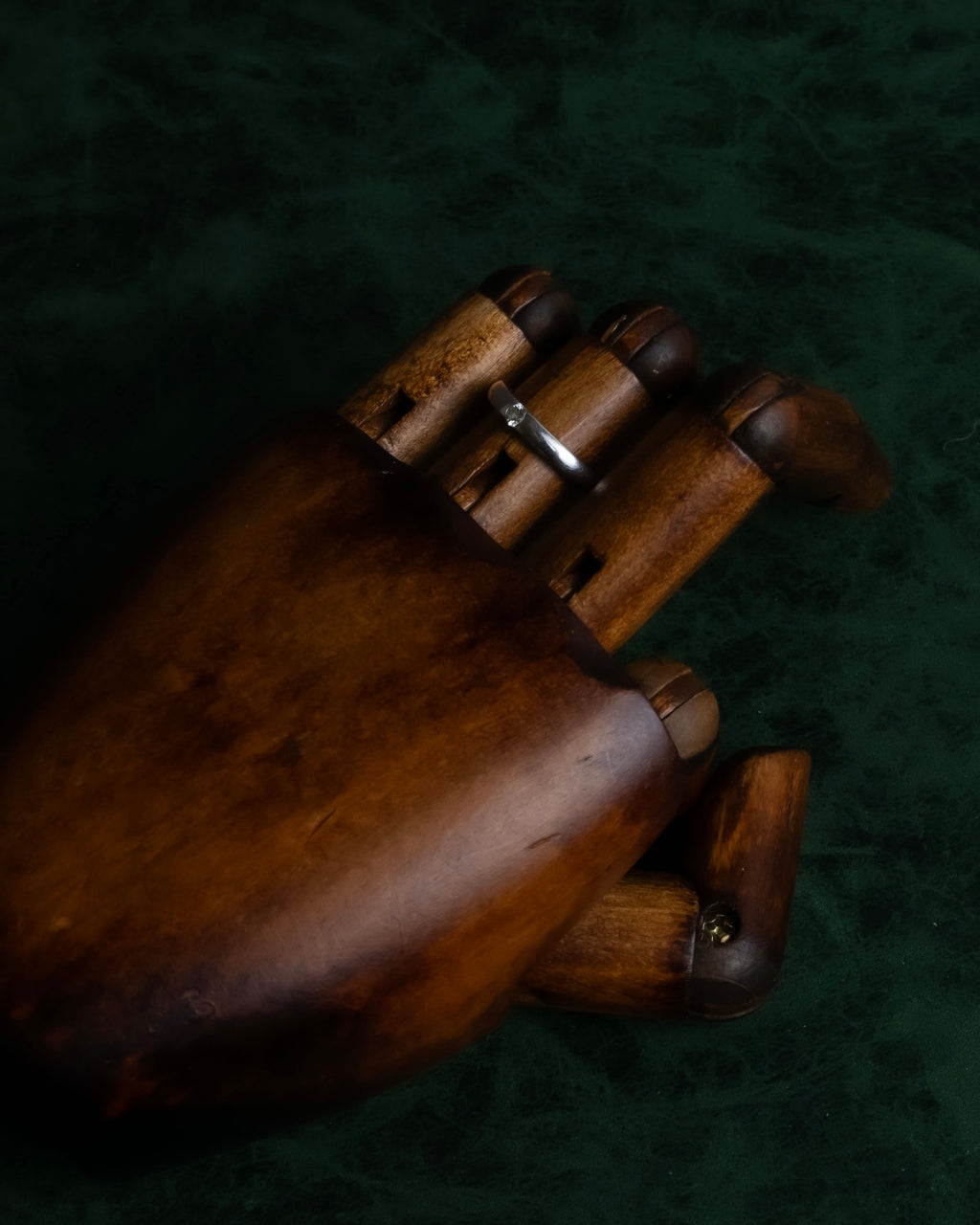 "Jewelry MAKI" 0.09 carat diamond silver ring