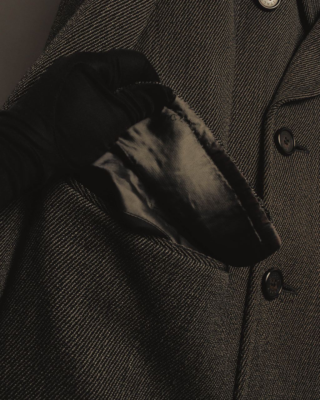 “GUCCI” Late 90’s-early 00’s military double breasted wool coat