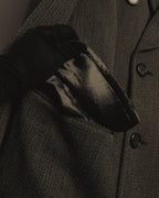 “GUCCI” Late 90’s-early 00’s military double breasted wool coat