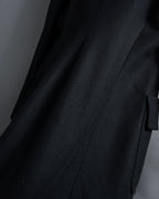 -SPECIAL- "CELINE" 1997-04's Michael Kors period minimal detail long chester coat