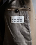 "MAISON MARGIELA" 13AW structured mid-length tailored coat