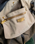 "MIU MIU" Overflap gold Parts design 2-way bag