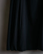 "Christian Dior" Wool draped pleated flared skirt