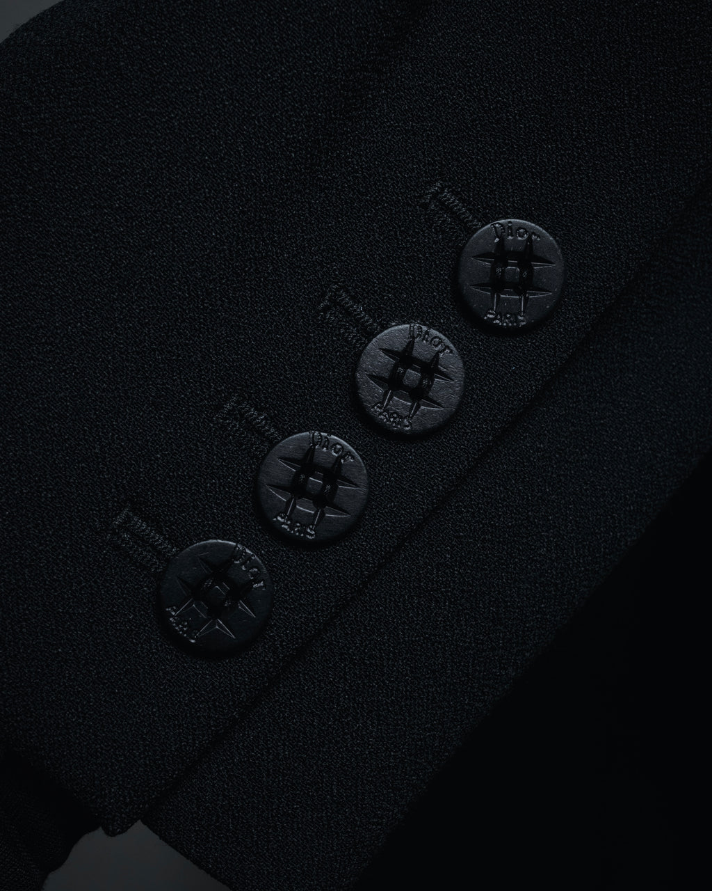 –SPECIAL– "Christian Dior"
98SS fringed peak lapel double breasted jacket