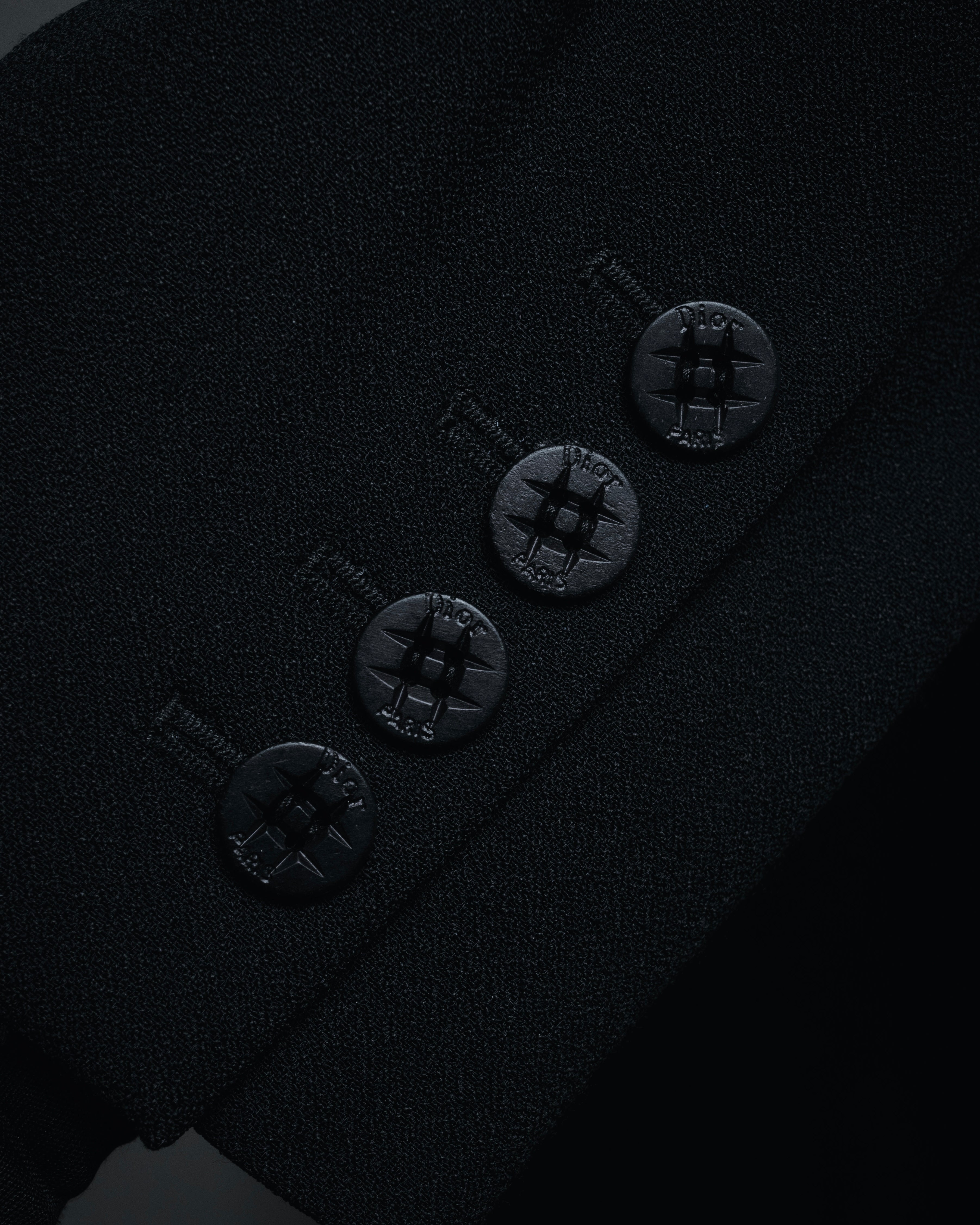 –SPECIAL– "Christian Dior"
98SS fringed peak lapel double breasted jacket