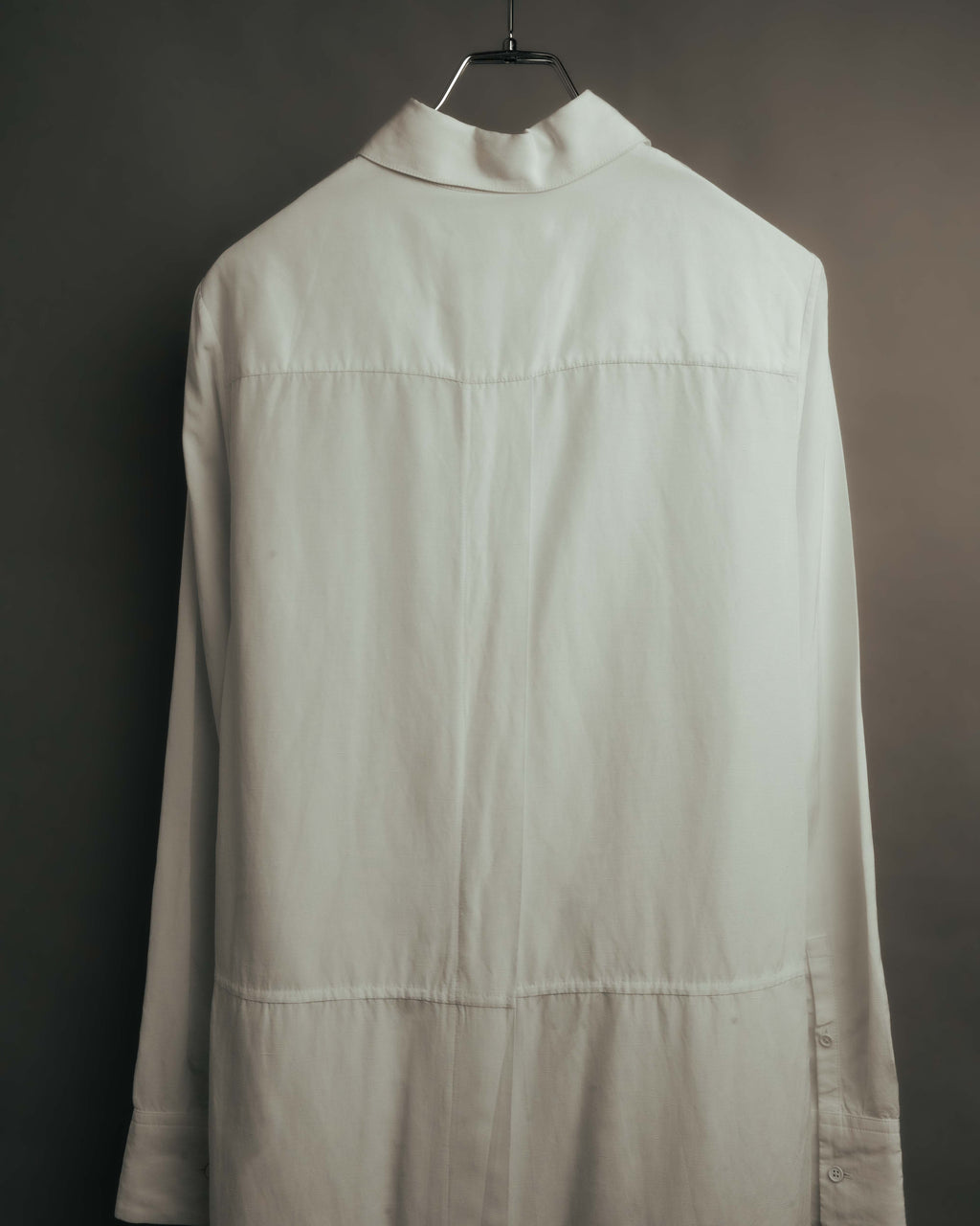 “JIL SANDER” Late 10’s-early 20’s Half-buttoned long shirt dress