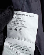 "COMME des GARCONS HOMME" 02SS beautiful faded cotton tailored jacket
