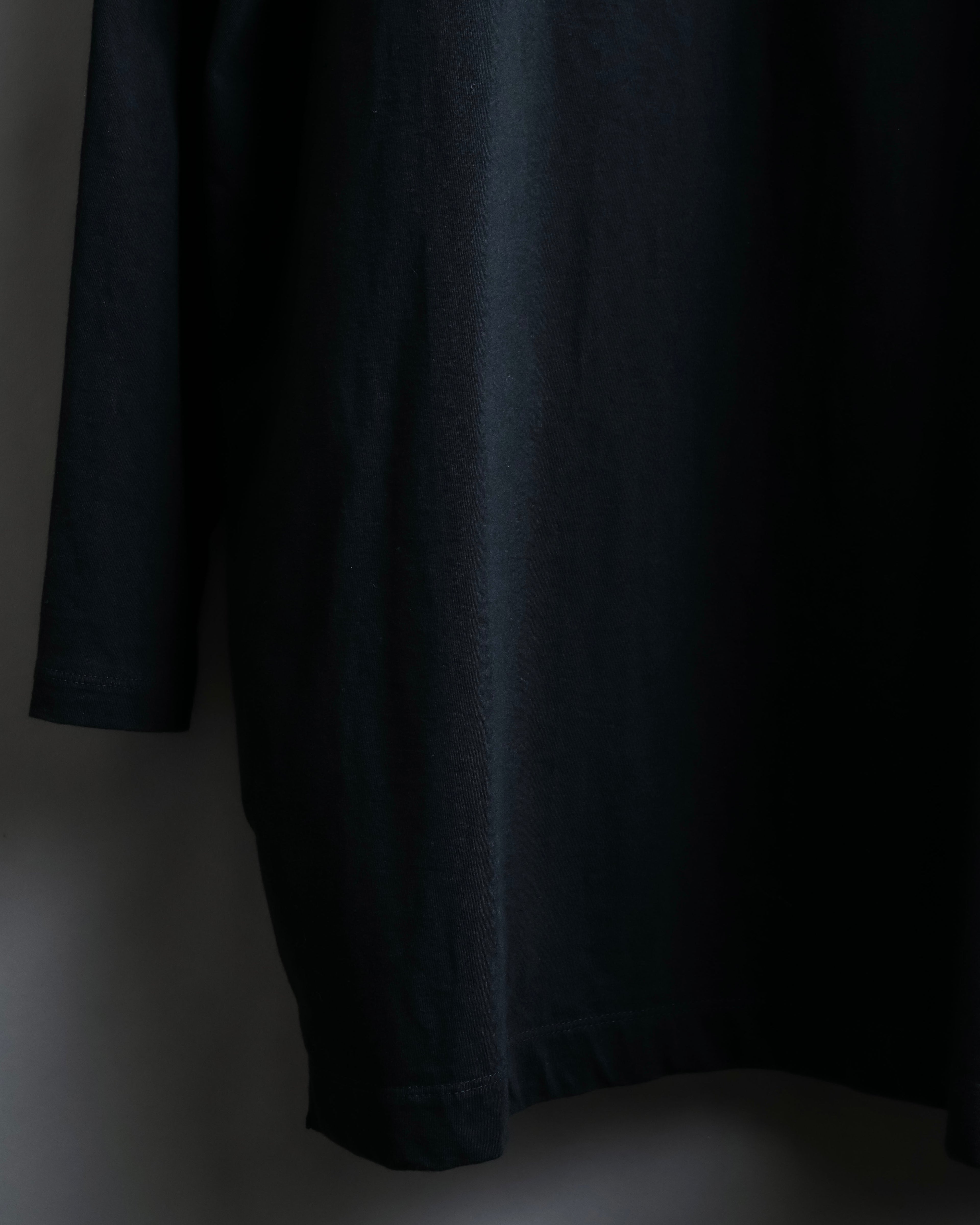 "Ground Y" Double zip design long tops