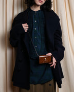 "BURBERRY" Tartan check pattern frill shirt