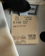 "GIANNI VERSACE" Irregular dot pattern silk shirt