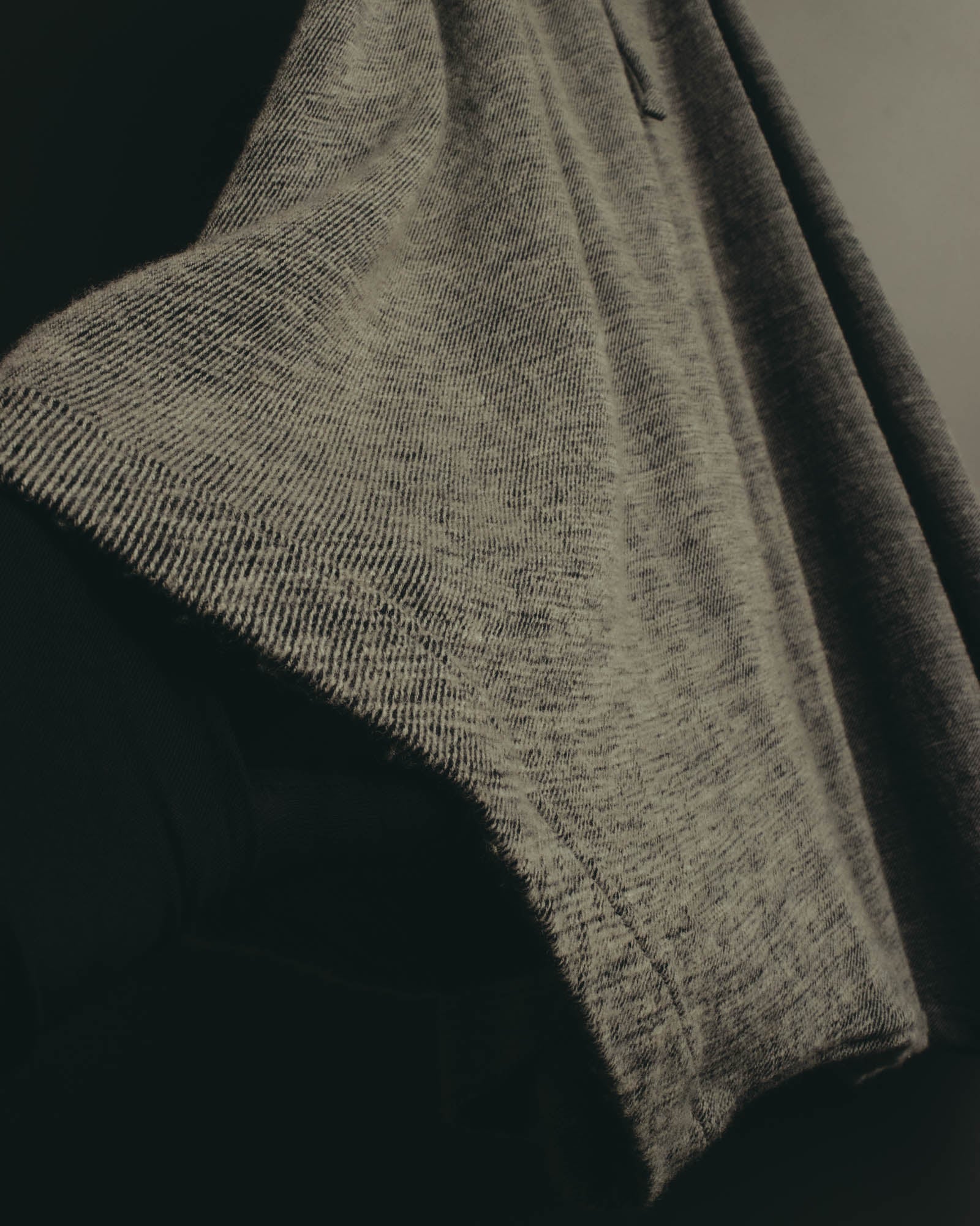“Y’s” 09SS  Textured jersey drawstring long skirt
