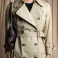 "BURBERRYS" Traditional belt design long length trench coat