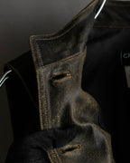 "CHANEL" 2000AW Karl Lagerfeld period calf leather vest