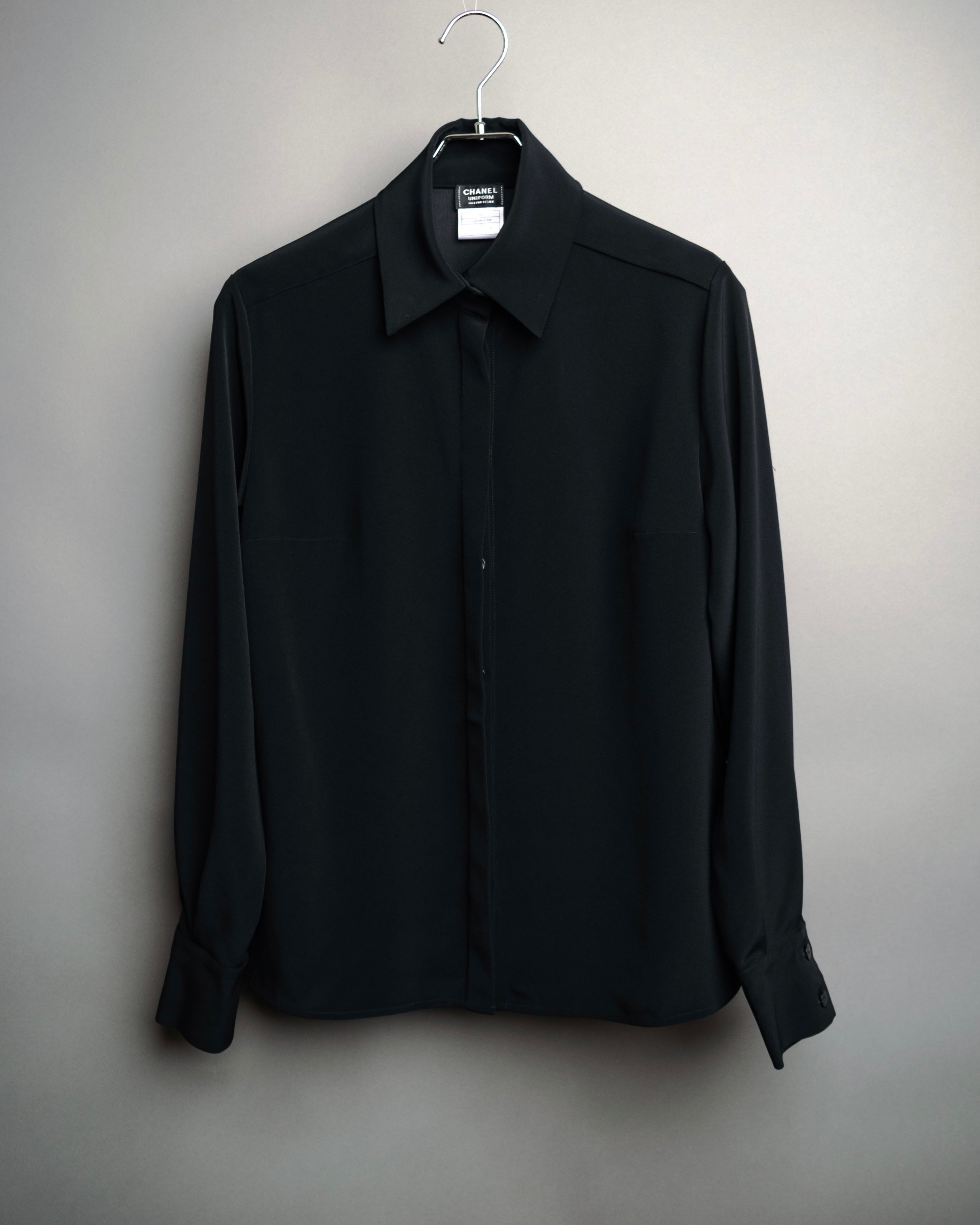 CHANEL (Chanel) - Uniform Shirt - Black - 38 - 20SS Concealed