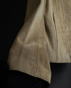 "GUCCI" Sand beige suede set up