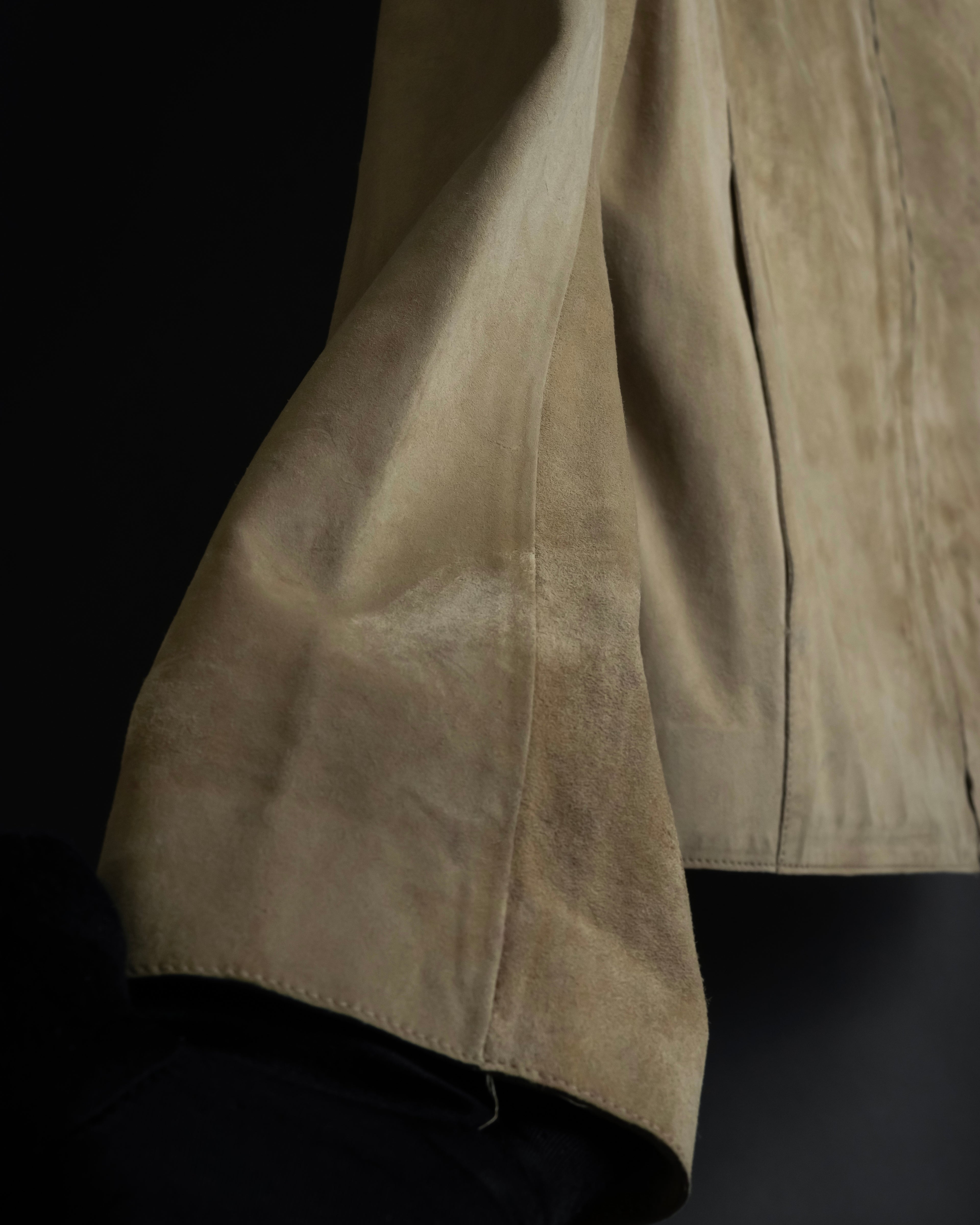 "GUCCI" Sand beige suede set up