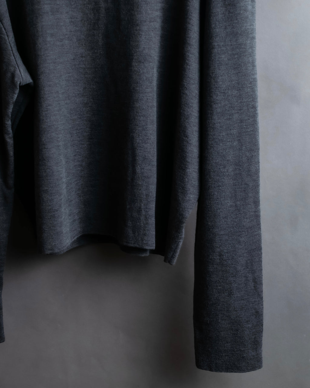 "JIL SANDER" Polo collar design wool knit pullover