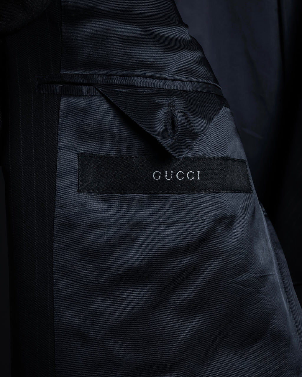 "GUCCI" 90's Elegant suiting pinstripe set up