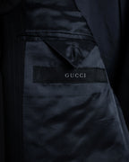"GUCCI" 90's Elegant suiting pinstripe set up