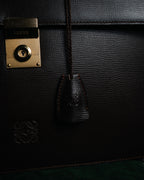 “LOEWE” 90’s Heritage anagram lock briefcase