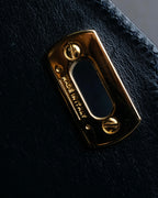 "Salvatore Ferragamo" Pocket detail leather combination tote bag