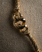 “Christian Dior” 90’s Crystal knot rope necklace