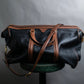 "BALENCIAGA" Leather piping one handle boston bag