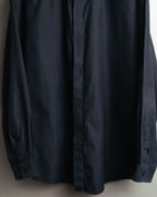 "GIANNI VERSACE" 80's-90's Dark jacquard long sleeve shirt