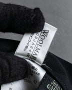 "JEAN PAUL GAULTIER FEMME"
 High-waisted straight draping slacks