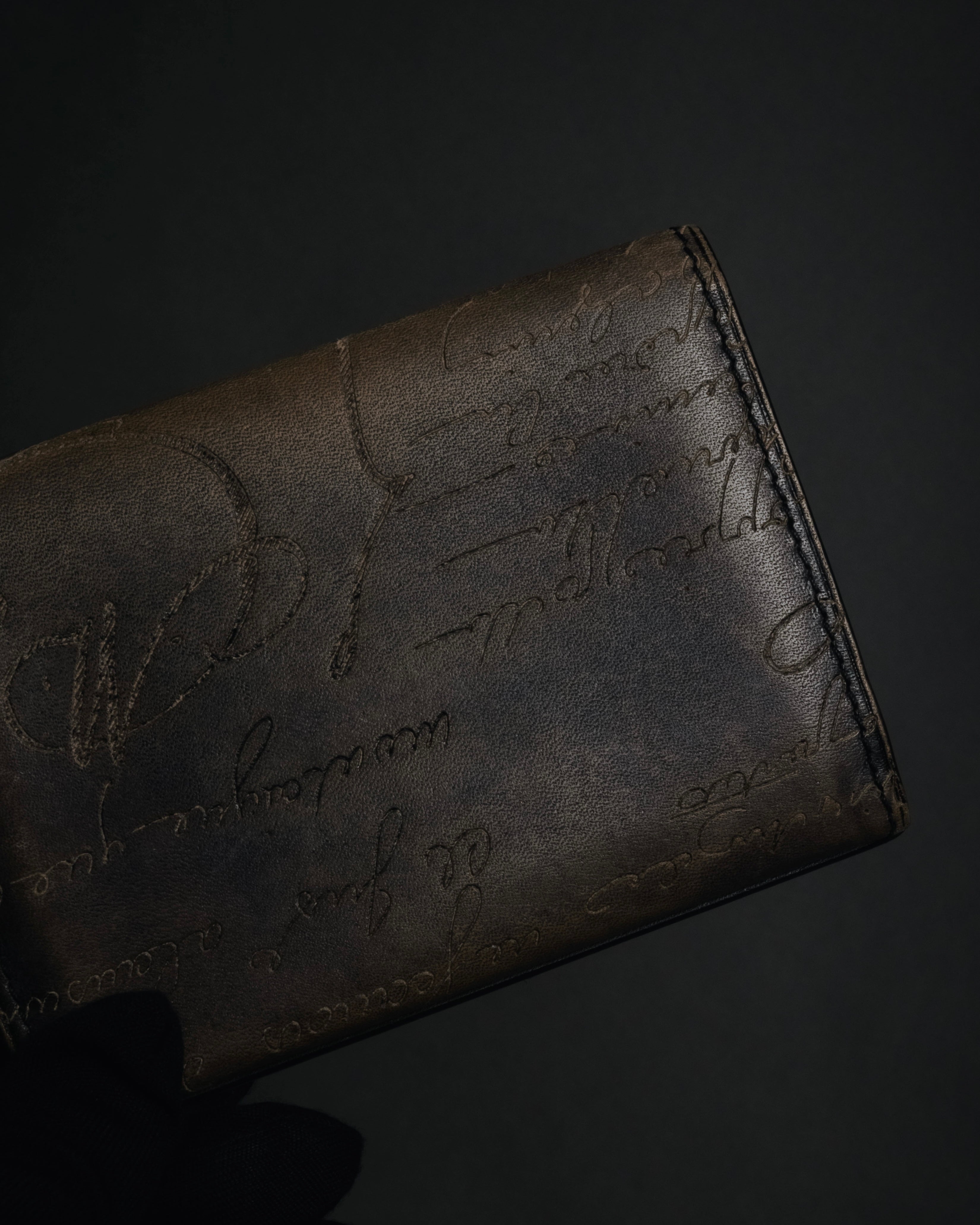 "Berluti" 2012-2018 Scrit patina Venezia leather card case